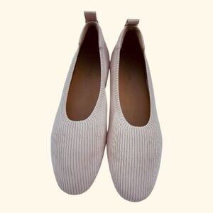 Everlane Day Glove Flat in ReKnit Ballet Pink